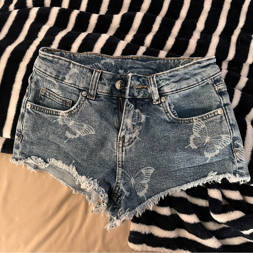 Denim Booty Short Shorts